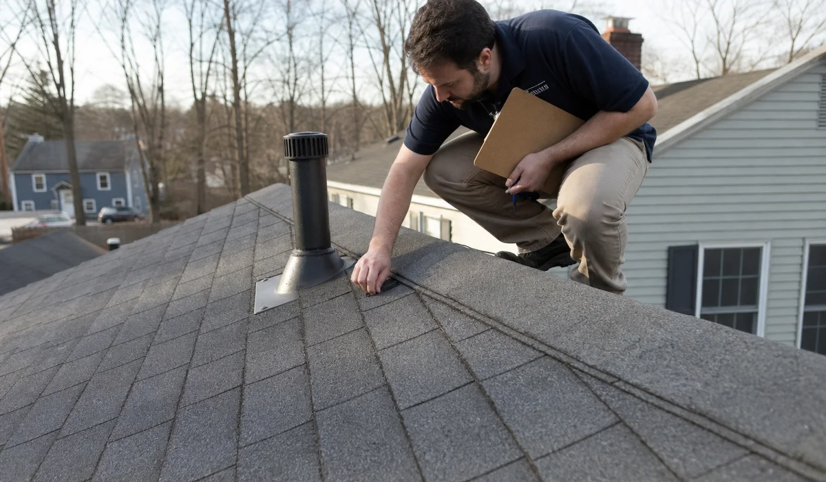 Professional summer roof inspection in Newington CT